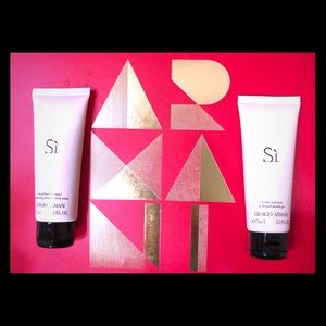 Giorgio Armani lotion and shower gel